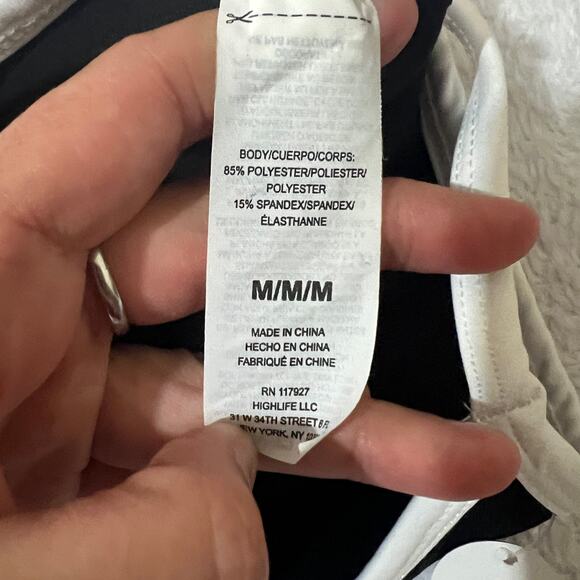 Gaiam (M) Strappy Wireless Sports Bra Med-Impact Racerback Workout Yoga Bralette - Picture 12 of 14